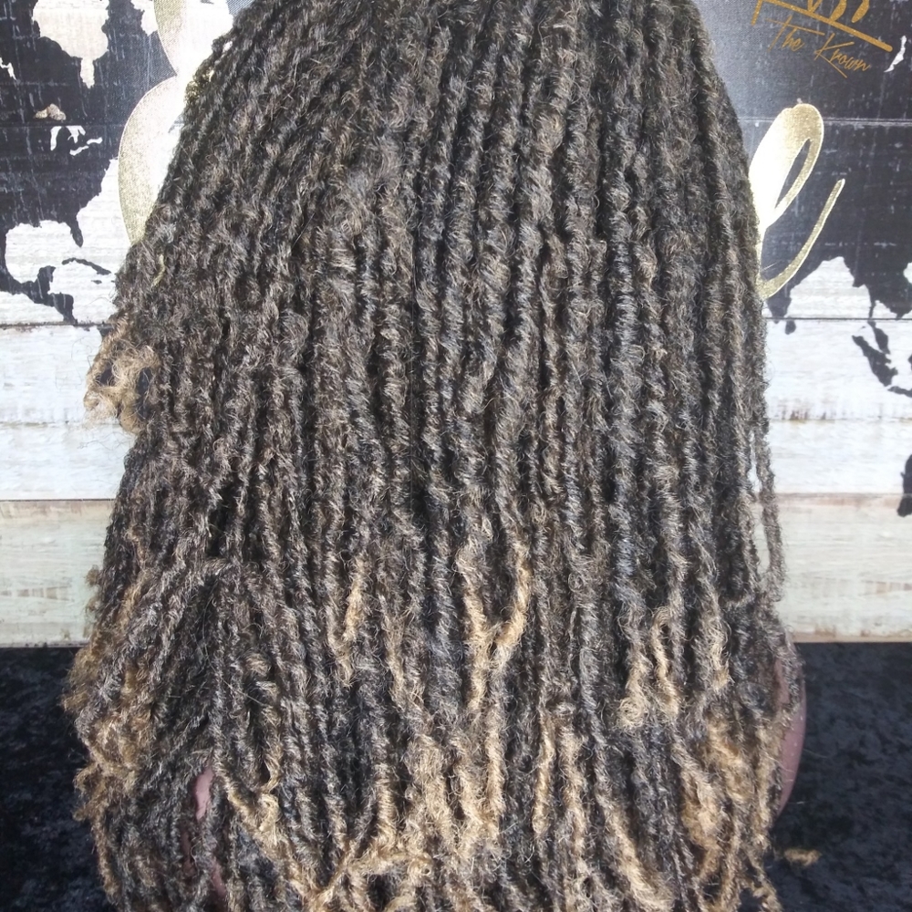 Soft Dreadlock Wig 20 in Ombre 1B/27 Full Wig - Picture 4 of 7
